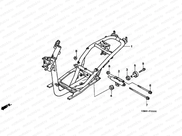 F-23 FRAME HOUSING