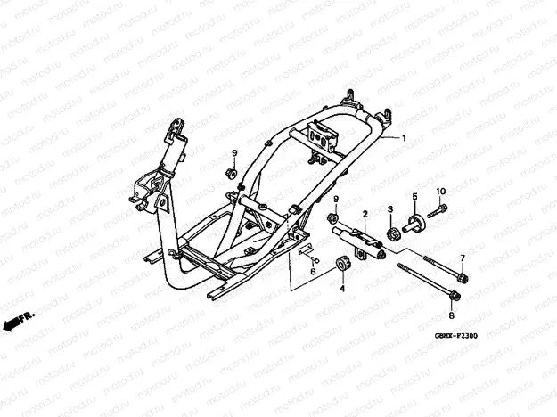 F-23 FRAME HOUSING