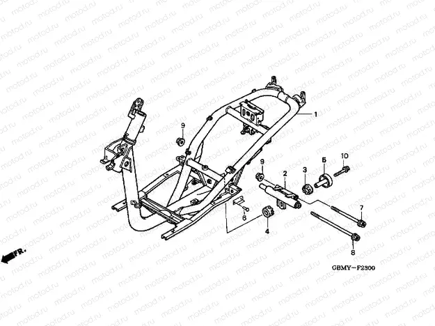 F-23 FRAME HOUSING