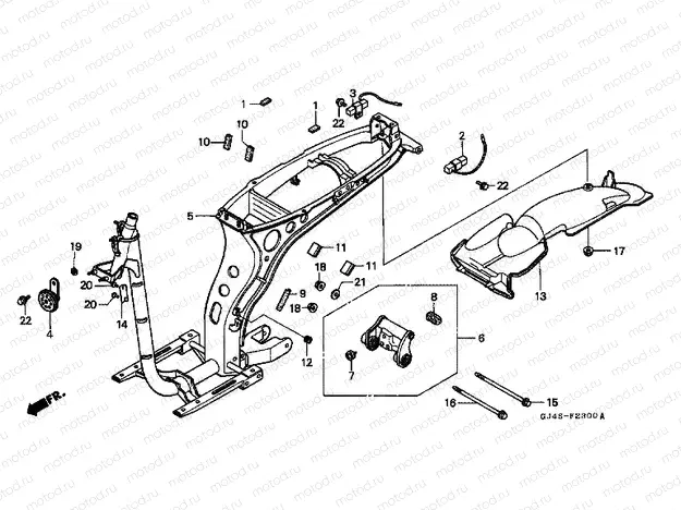 F-23 FRAME HOUSING