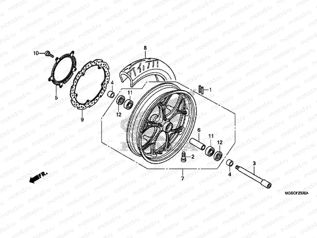 F-23 FRONT WHEEL