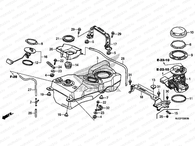 F-23 FUEL TANK