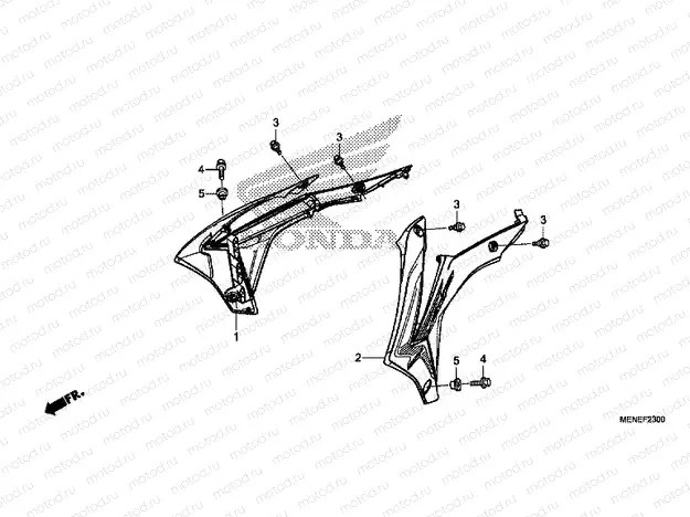 F-23 RADIATOR COVER