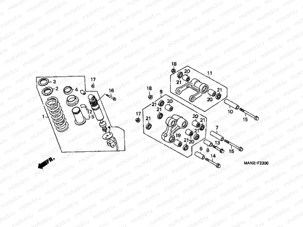 F-23 REAR SHOCK ABSORBER