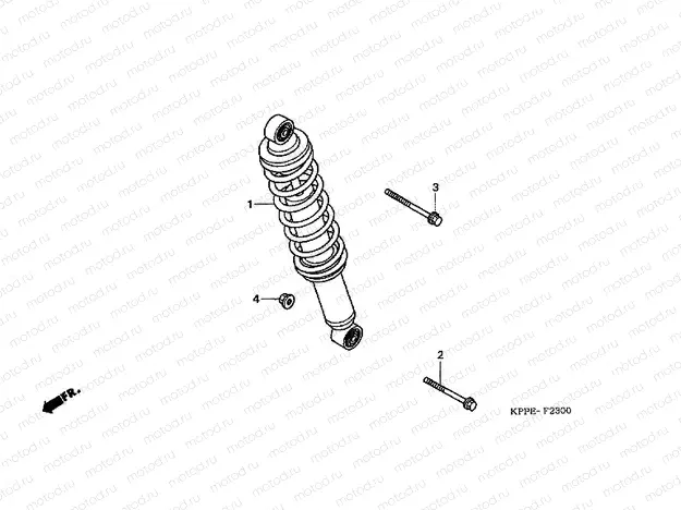F-23 REAR SHOCK ABSORBER