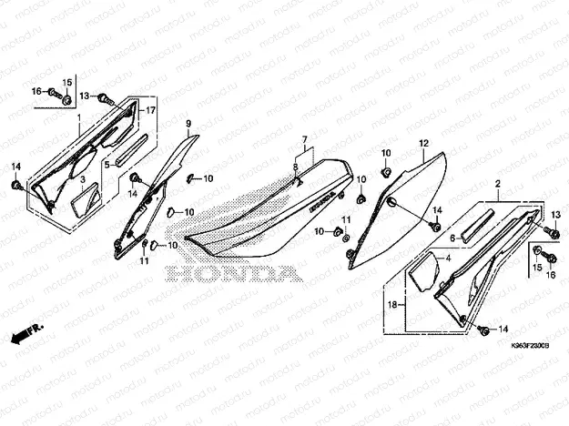 F-23 SEAT & SIDE COVER