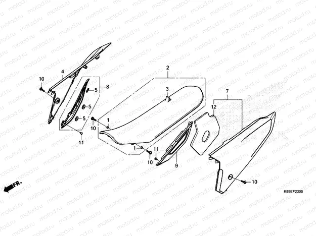 F-23 SEAT & SIDE COVER