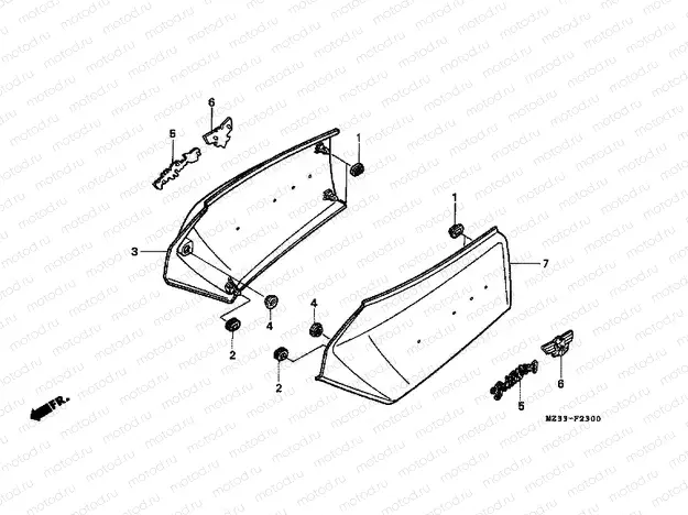 F-23 SIDE COVER