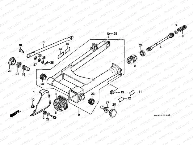 F-23 SWING ARM