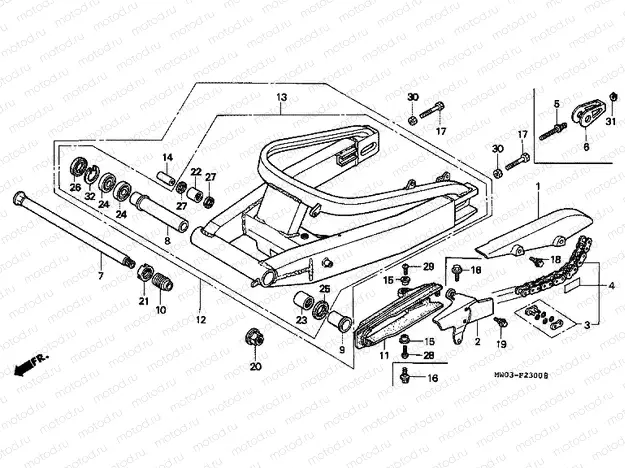F-23 SWING ARM