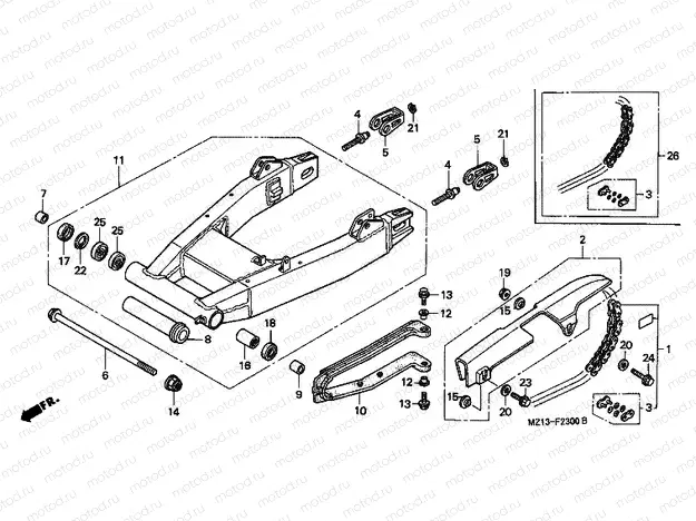 F-23 SWING ARM