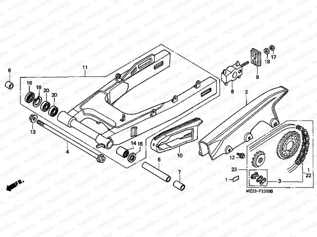 F-23 SWING ARM
