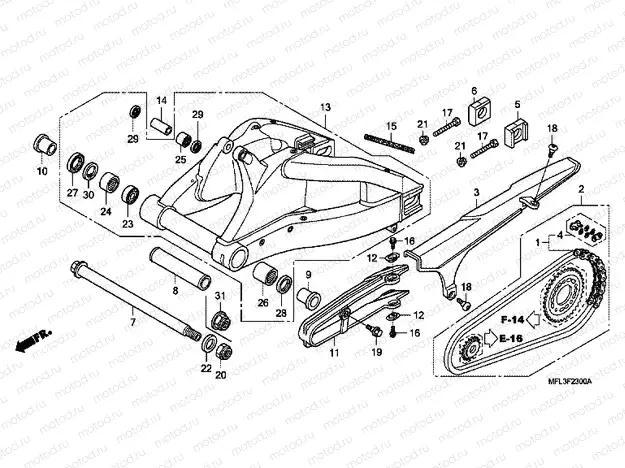 F-23 SWING ARM