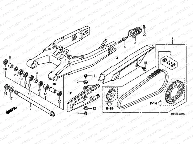 F-23 SWING ARM