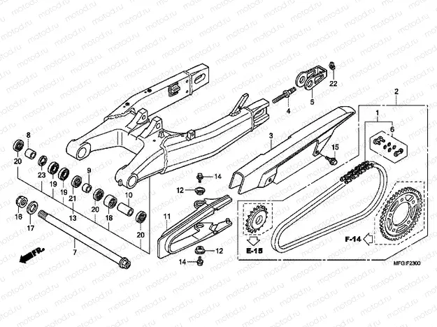 F-23 SWING ARM