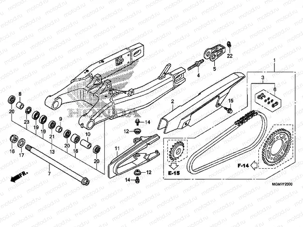 F-23 SWING ARM