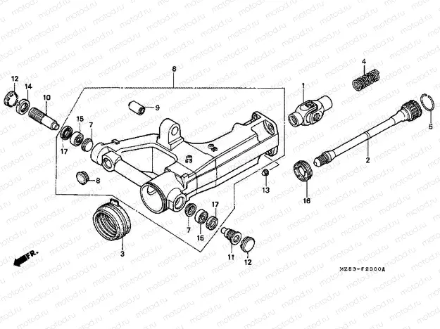 F-23 SWING ARM