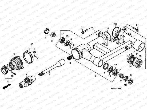 F-23 SWING ARM