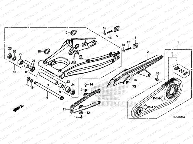 F-23 SWINGARM