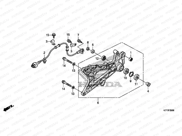 F-23 SWINGARM