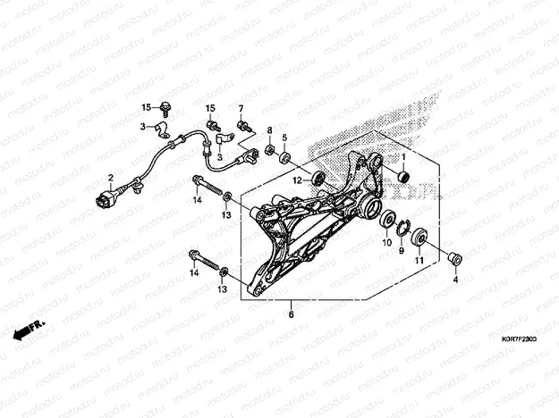 F-23 SWINGARM