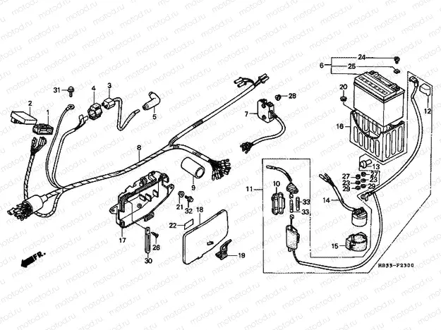 F-23 WIRING HARNESS