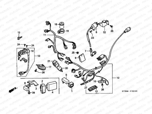 F-23 WIRING HARNESS / IGNITION COIL