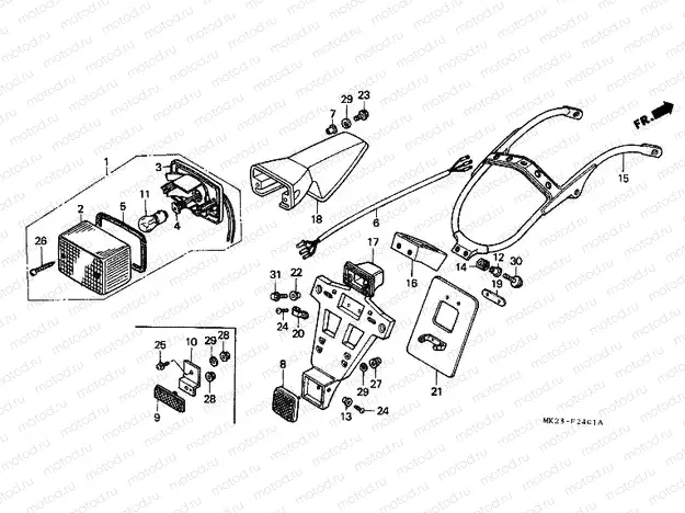 F-24-1 REAR LAMP