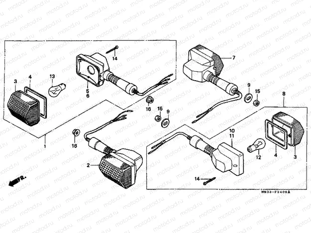 F-24 FLASHLIGHT (CB750)