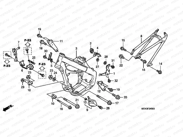 F-24 FRAME HOUSING