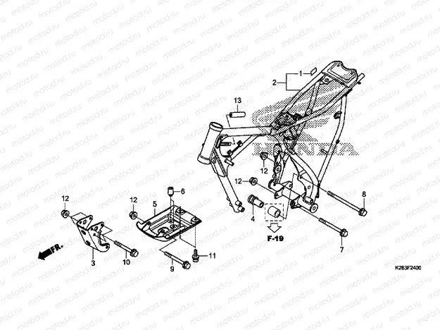 F-24 FRAME HOUSING