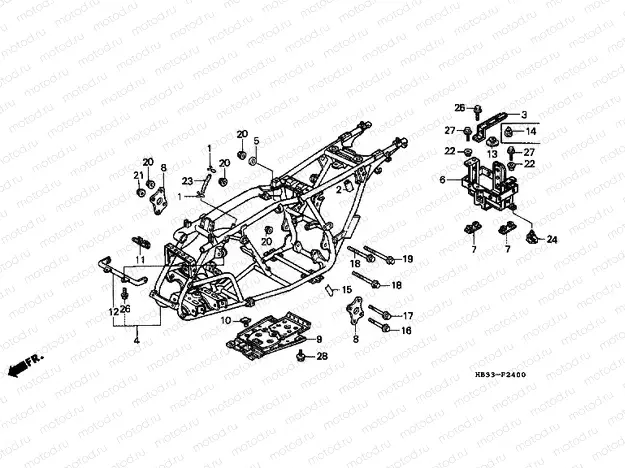 F-24 FRAME HOUSING
