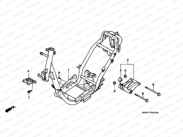 F-24 FRAME HOUSING