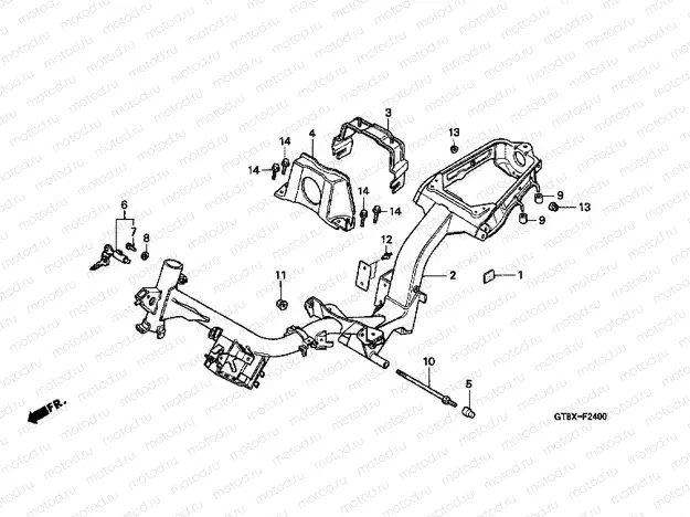 F-24 FRAME HOUSING