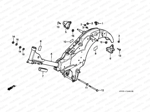 F-24 FRAME HOUSING