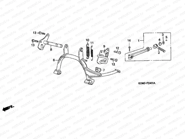 F-24 PEDAL / SUPPORT