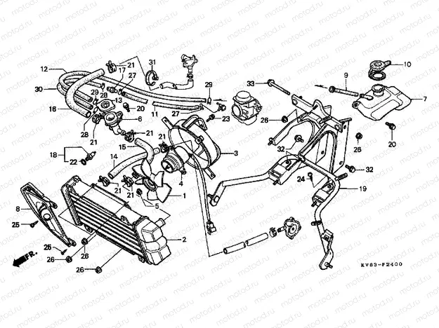 F-24 RADIATOR