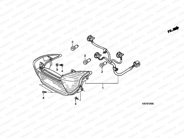 F-24 REAR COMBINATION LAMP