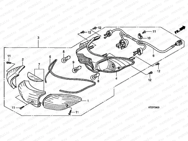 F-24 REAR COMBINATION LAMP
