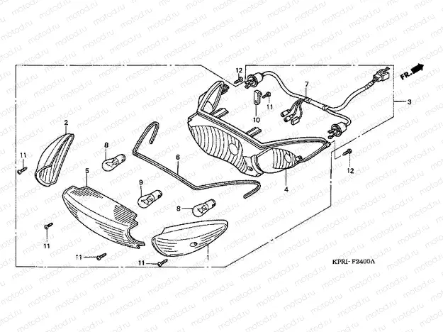 F-24 REAR COMBINATION LAMP