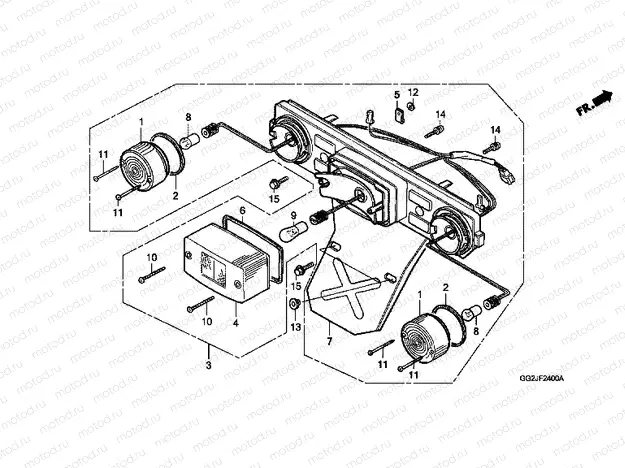 F-24 REAR COMBINATION LAMP