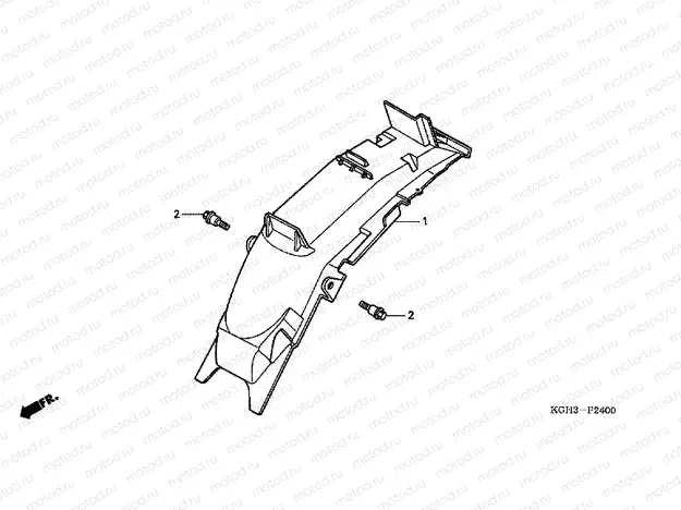 F-24 REAR FENDER
