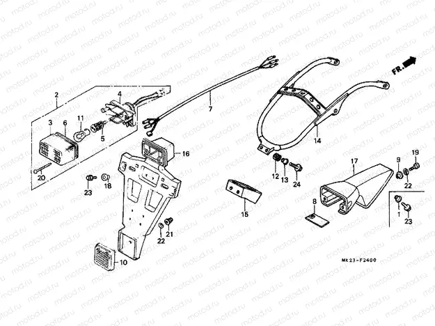 F-24 REAR LAMP