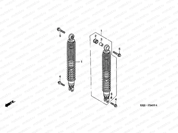 F-24 REAR SHOCK ABSORBER