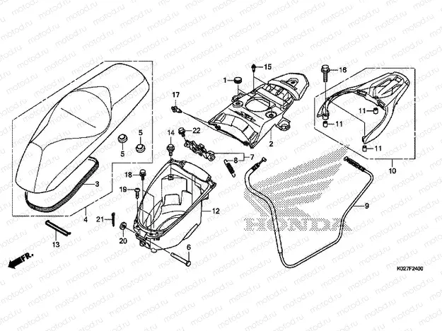 F-24 SEAT / LUGGAGE BOX