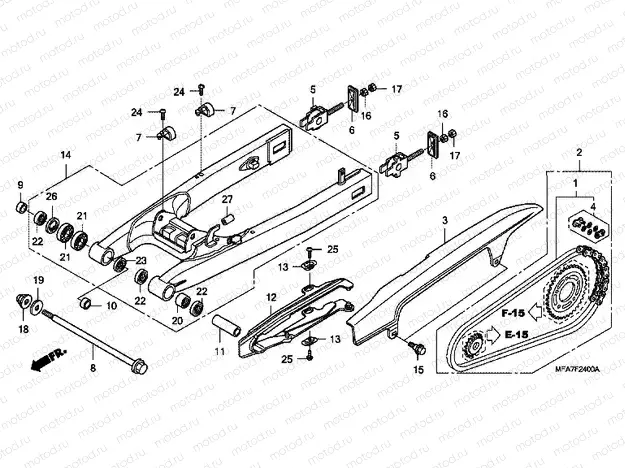 F-24 SWING ARM