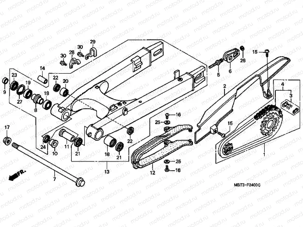 F-24 SWING ARM
