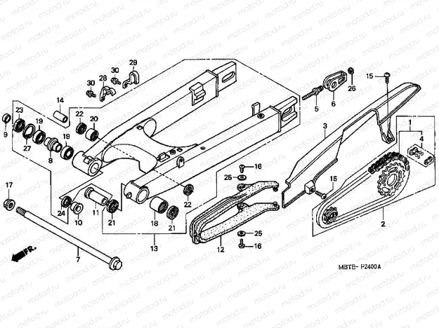 F-24 SWING ARM