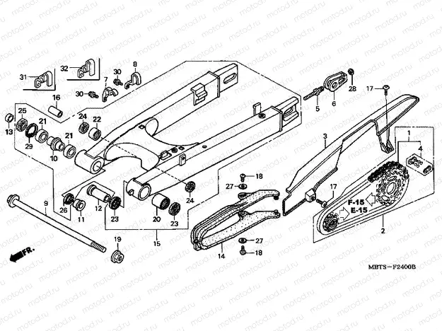 F-24 SWING ARM