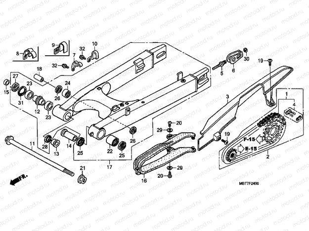 F-24 SWING ARM
